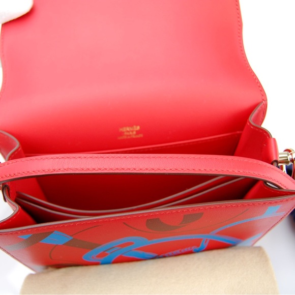 Hermes Roulis *RARE* brand new scarf print swift leather. - Picture 4 of 6